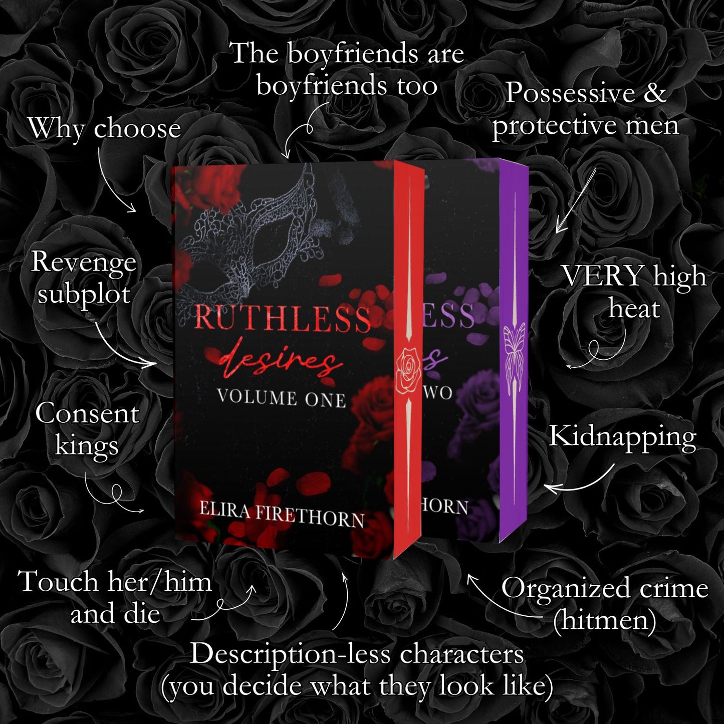 Ruthless Desires Signed 2-Volume Set