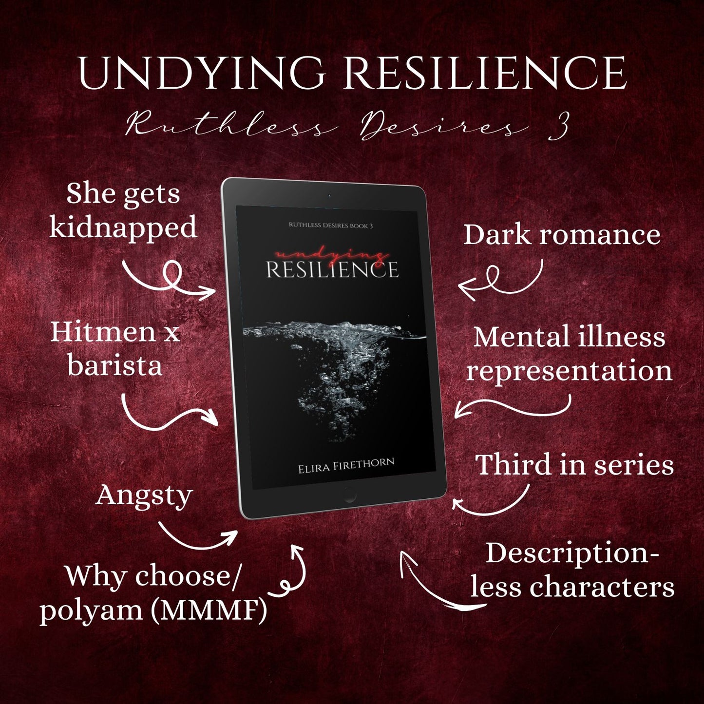 Undying Resilience: A Why Choose Dark Romance (Ruthless Desires 3) [Ebook Edition]